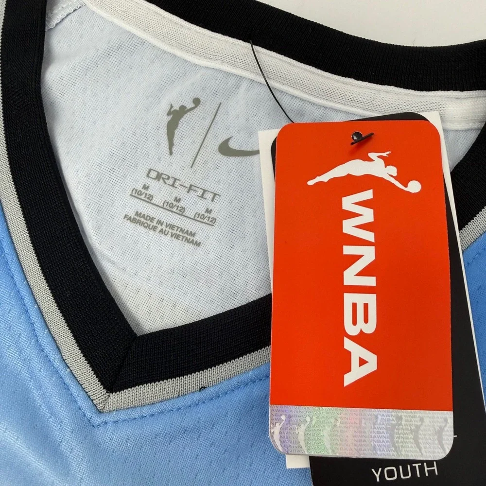 Nike Chicago Sky Angel Reese 5 Skytown Rebel Edition Youth Jersey Medium NEW